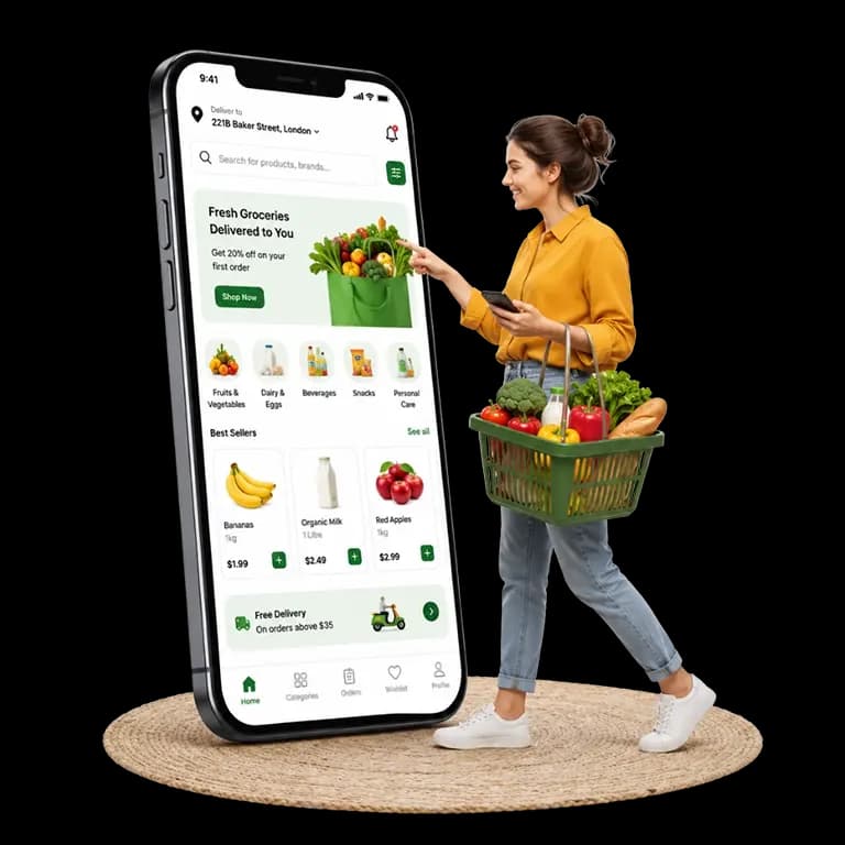 Launch Instacart Clone app