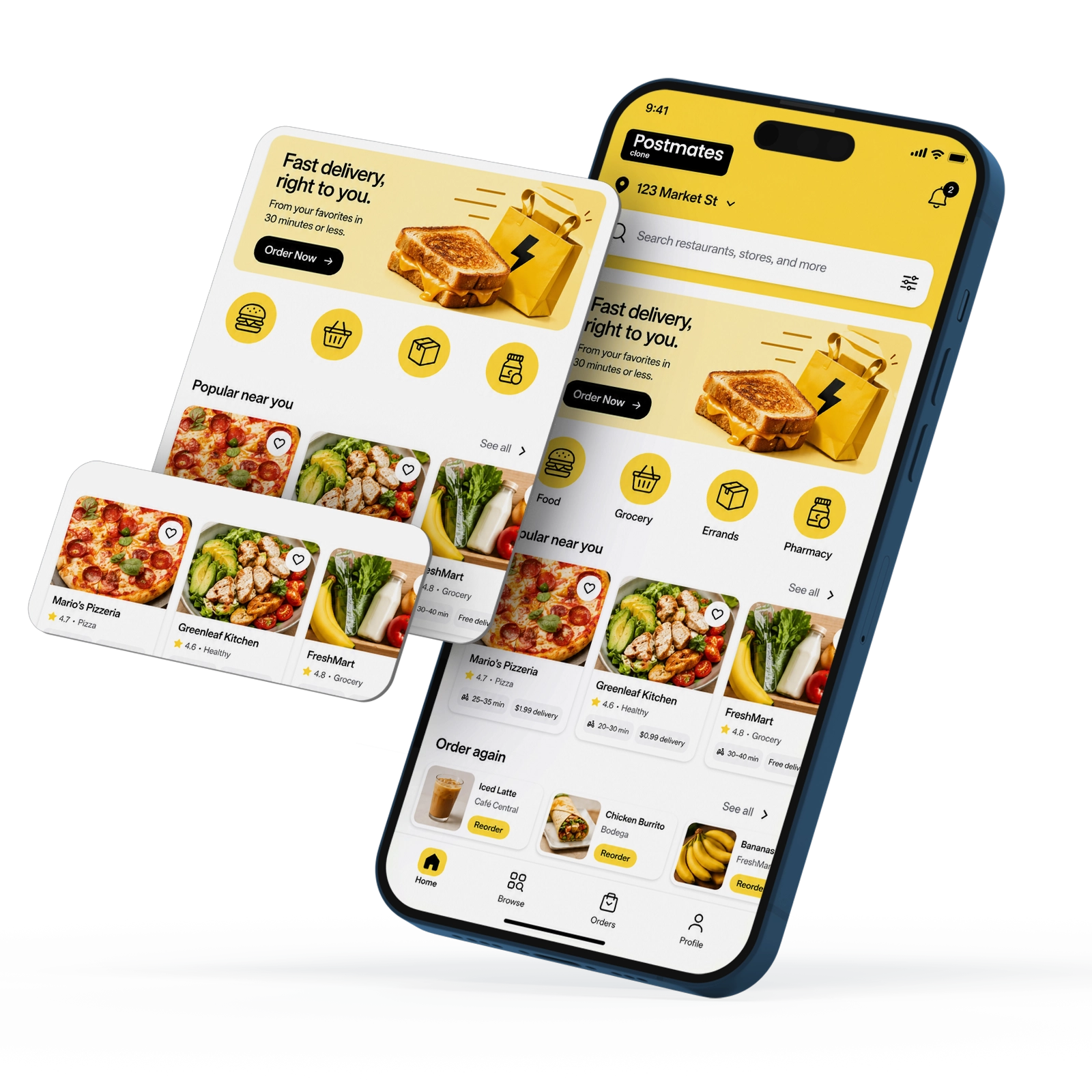 All-in-One Postmates Clone App Development Platform