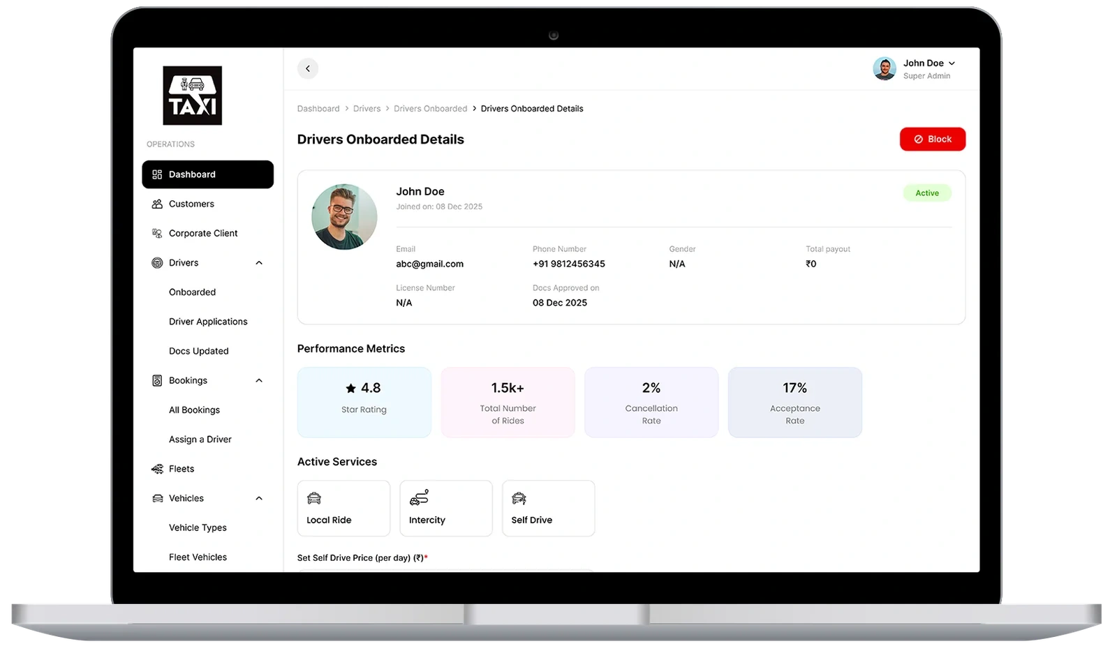 Chauffeur-Management-Module