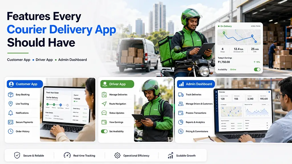 Features Every Courier Delivery App Should Have