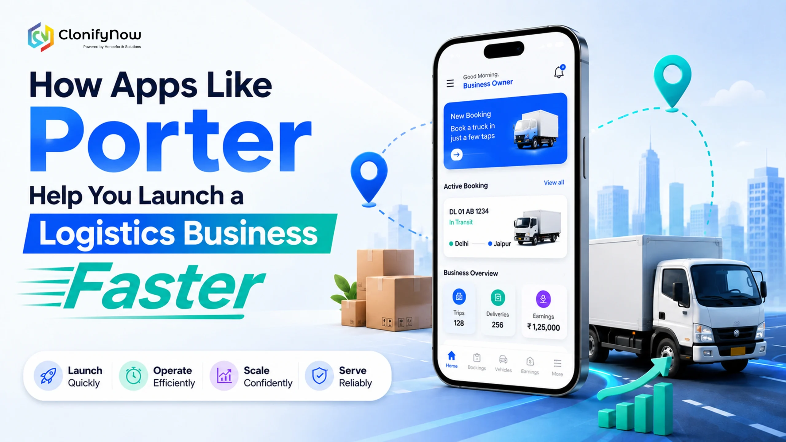 How Apps like porter help you launch a logistics business