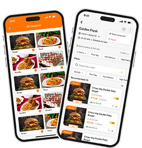 Ready Delivery App banner showcasing a food delivery platform with restaurant management, order tracking, admin controls, and secure payments.