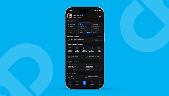 Creator App Features