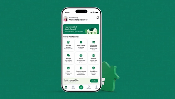 Nextdoor Clone Viewer App Features