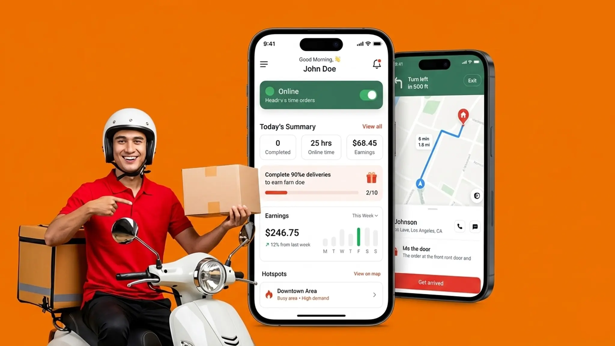 Delivery Partner Features