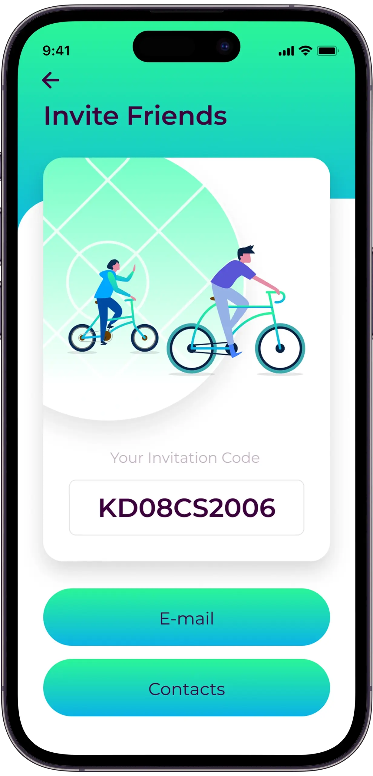 Empower Your Bike Rental Operations invite friends