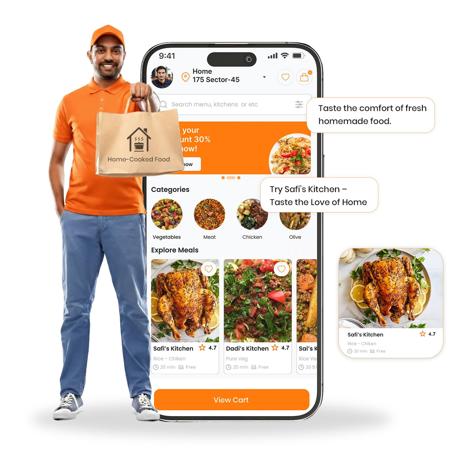 Home-Cooked Food Delivery App