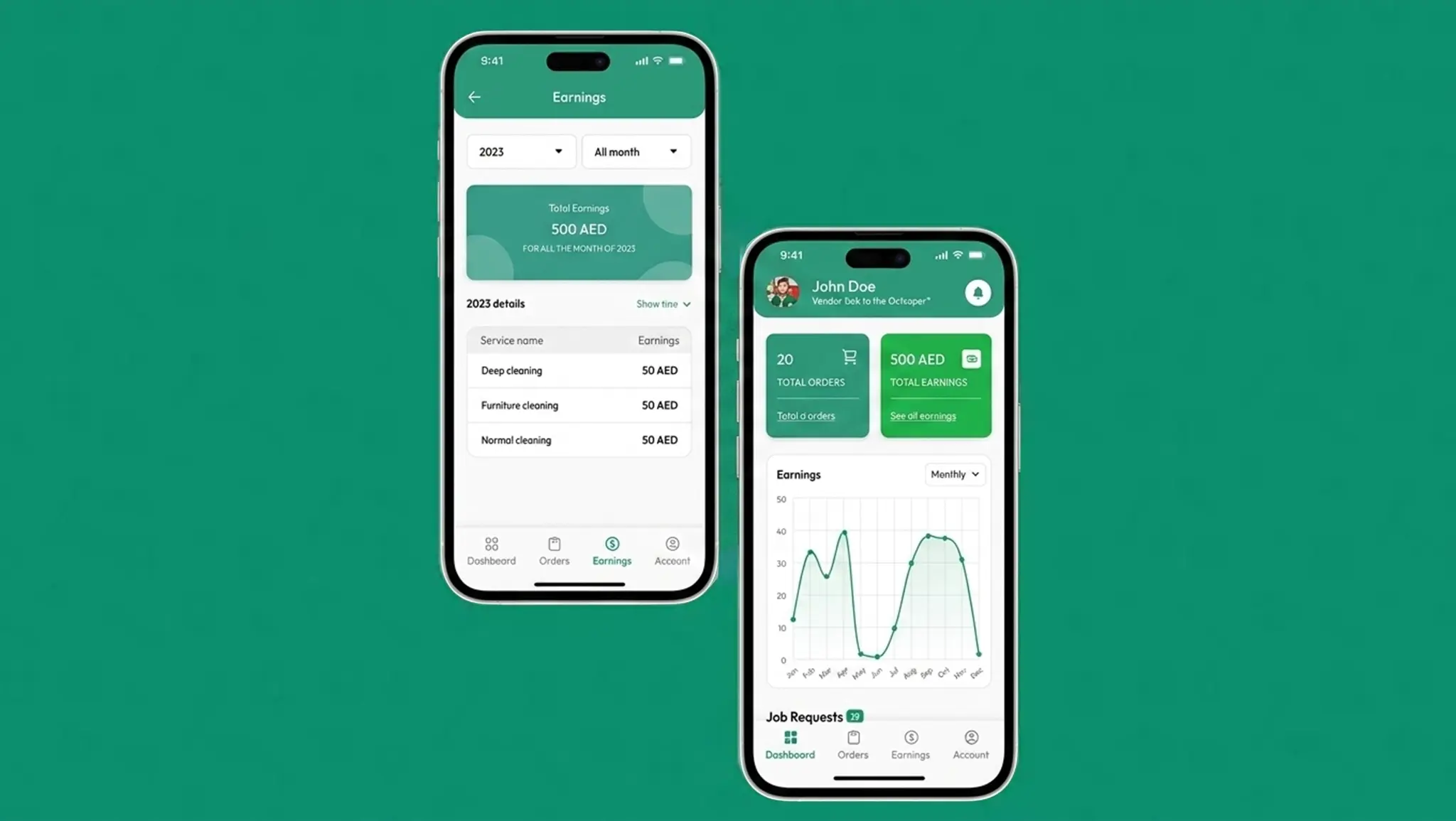 Service Provider App Features