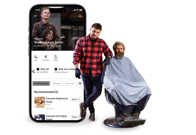 Salon booking app development company