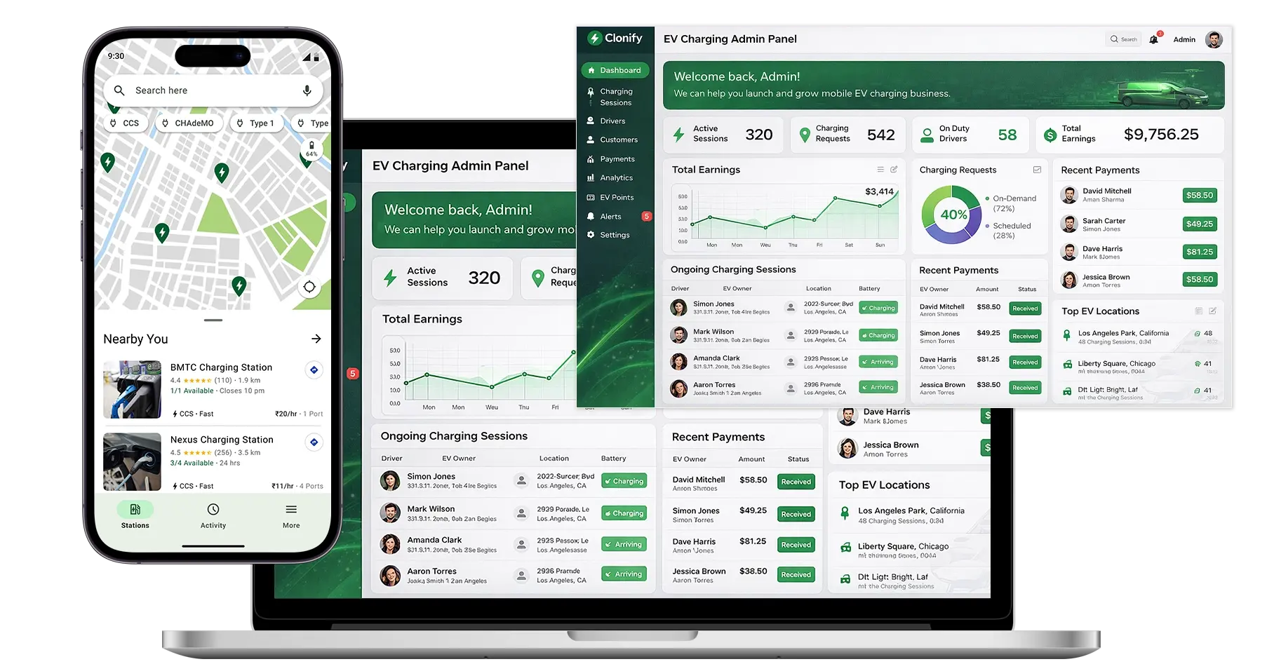 Custom EV Charging App Development Designed for Your Business