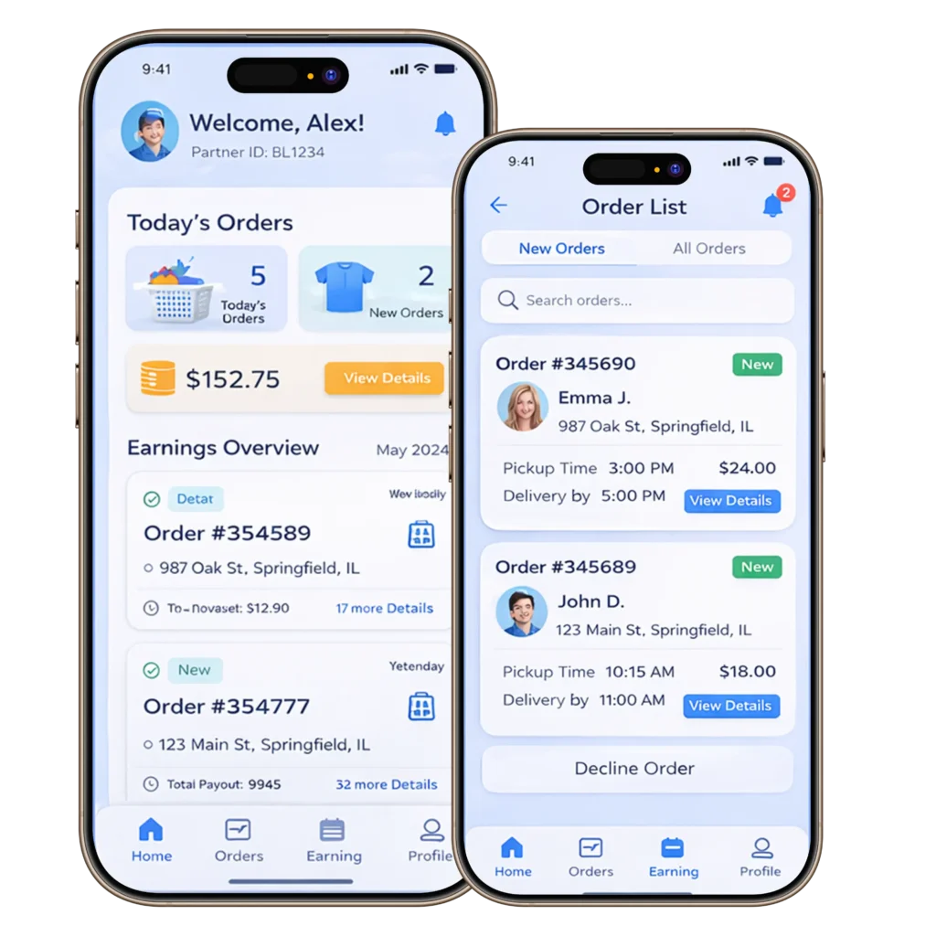 Laundry Partner App
