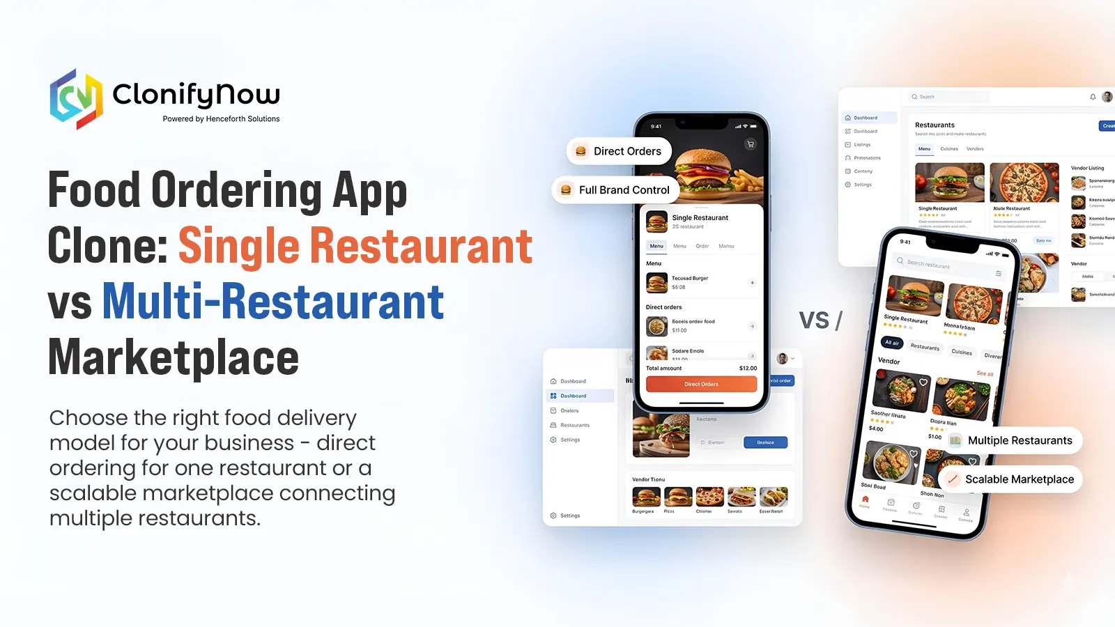 Single Restaurant vs Multi-Restaurant Marketplace
