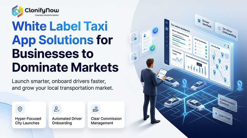 White Label Taxi App Solutions